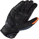 LS2 Air Raptor Gloves - Dark Blue / Hi Viz Orange Thumb 1